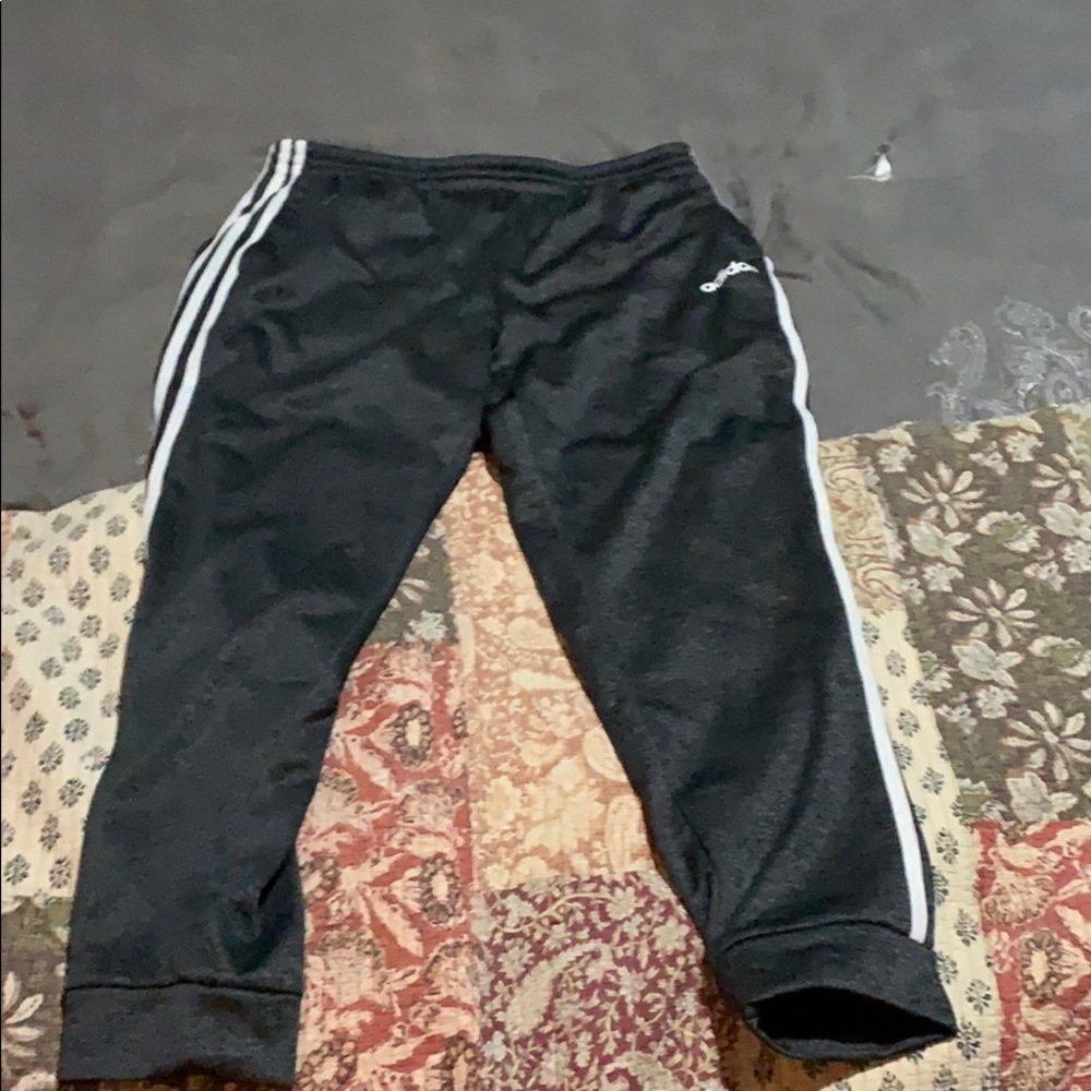 Grey Adidas sweatpants